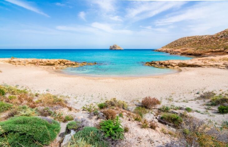 L'incredibile spiaggia sabbiosa di Xerokampos a Creta