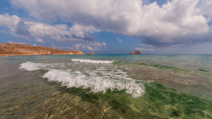 Spiaggia a Xerokampos Creta