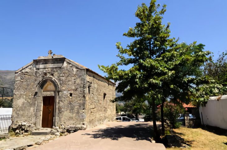 De kerk van Panagia in Thronos