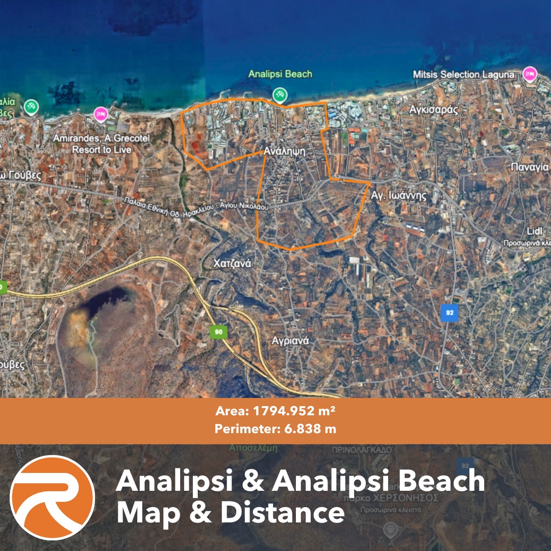 Analipsi Crete Map