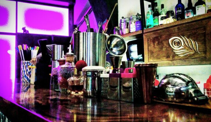 Peacock Tail Bar