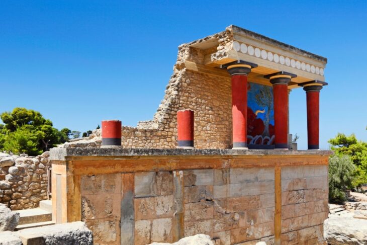 Nordeingang des Palastes von Knossos