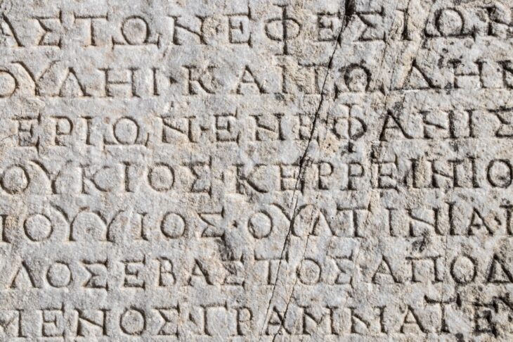 Ancient Greek script