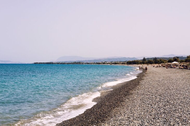 Het strand van Kolymvari