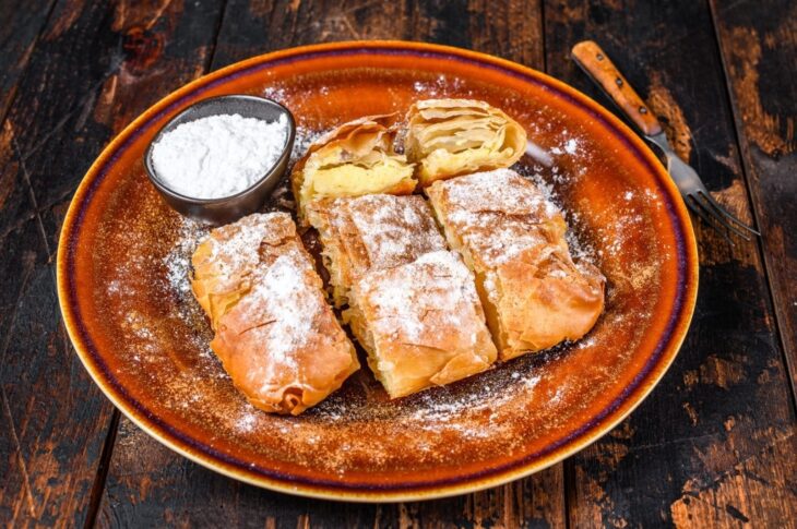 Greek Bougatsa pie