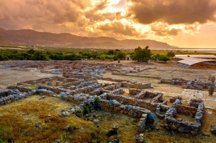 Ancient Minoan palace of Kato Zakros