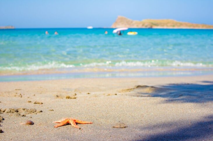 Het verbazingwekkende strand van Kolokitha bij Elounda