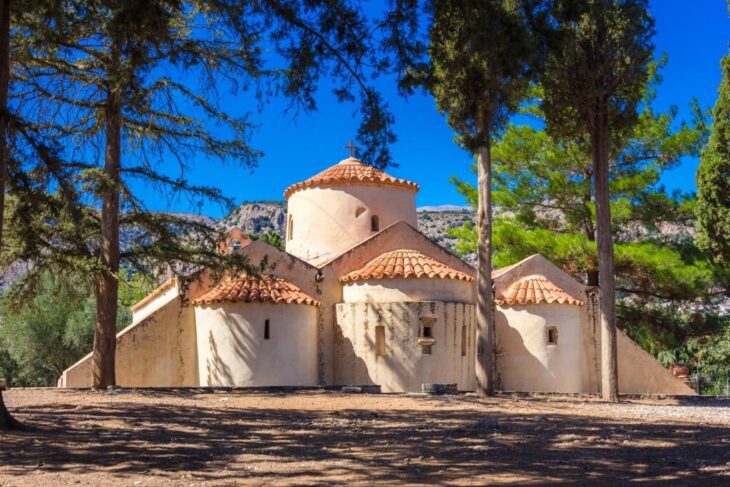 Panagia Kera in het dorpje Kritsa