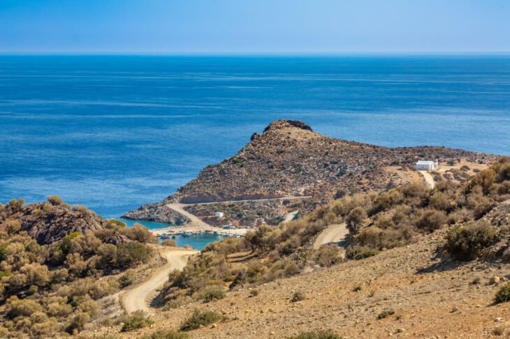 Straße nach Kaloi Limenes Kreta