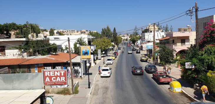 Main road to Stalos