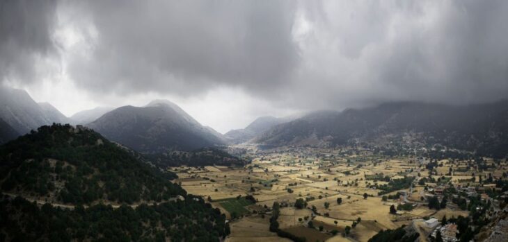 Storm in Lassithi Crete