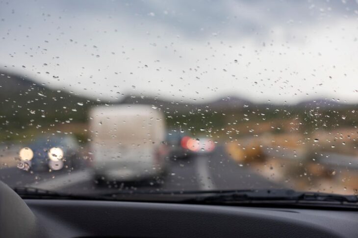 Regenachtige dag in Kreta wegen