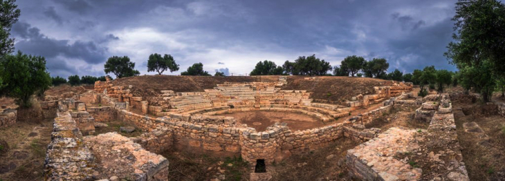 Amphitheater at the ancient-city of aptera