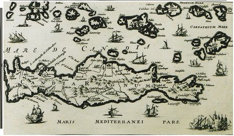 Historical Map of Crete