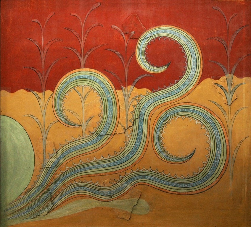 Octopus frieze, Knossos