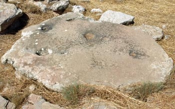 The Kernos, is a table for offering libations to the gods