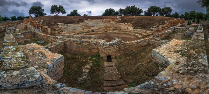 Amphitheater at the Aptera Archaeological site