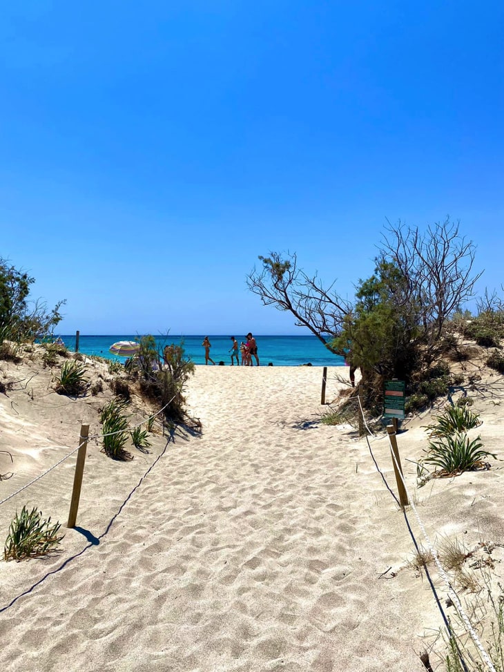 Elafonissi Beach is een zandstrand