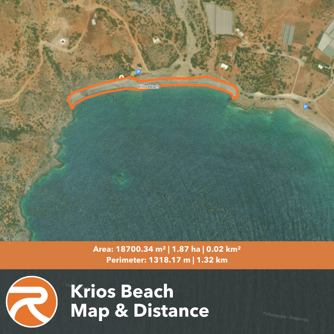 Krios Beach Map