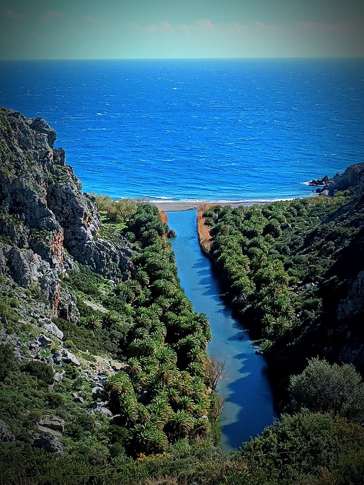 Preveli beach