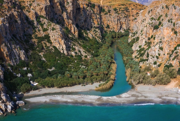 Preveli beach