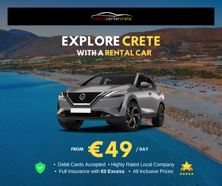 Kreta mit dem Mietwagen erkunden ab 49 € pro Tag