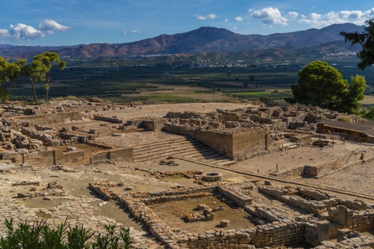 Archäologische Stätten des Palastes von Phaistos