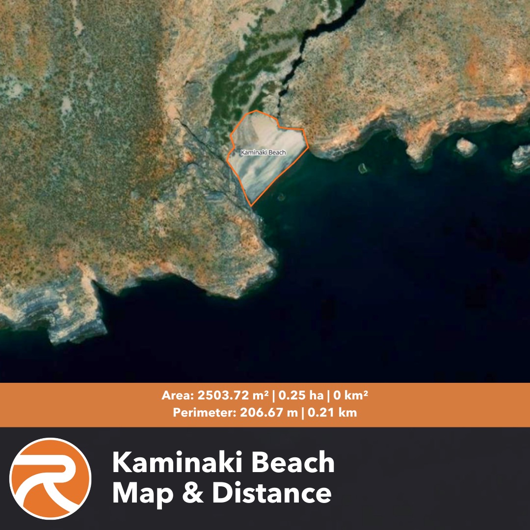 Kaminaki Beach Map
