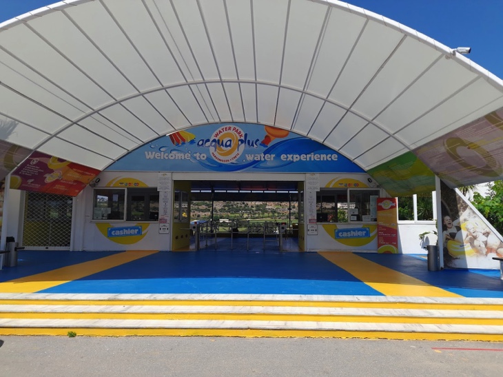 Entrance of Acqua Plus Waterpark