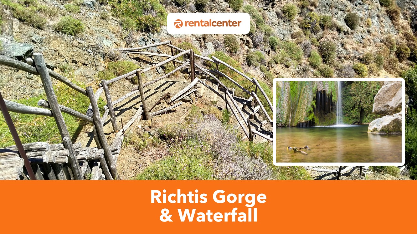Richtis Gorge: Cascade, Randonnée, Carte, Attractions et Location de Voitures