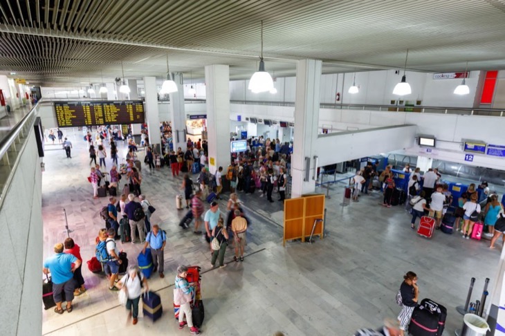 Terminal of Heraklion Airport