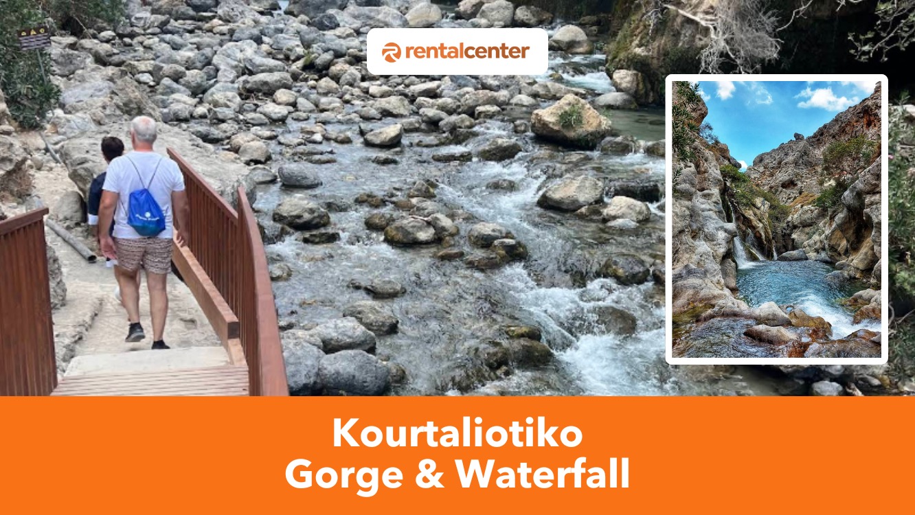 Kourtaliotiko Gorge: Randonnée, Durée, Cascade, Itinéraire, Carte, Attractions et Location de Voiture