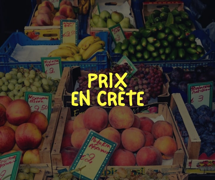 Prix en Crète