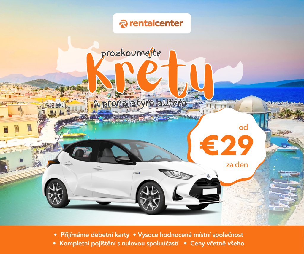 Prozkoumejte Krétu s půjčeným vozem!