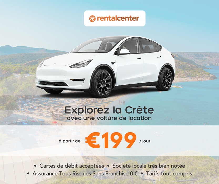Explorez la Crète avec une location de voiture!