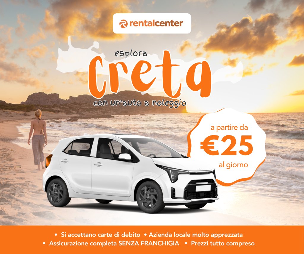 Esplora Creta con un'auto a noleggio!