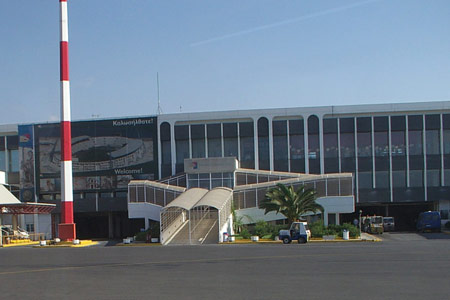 car rental at heraklion airport outside departures terminal