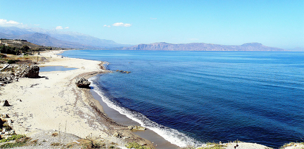 Kretischer Strand in Georgioupolis