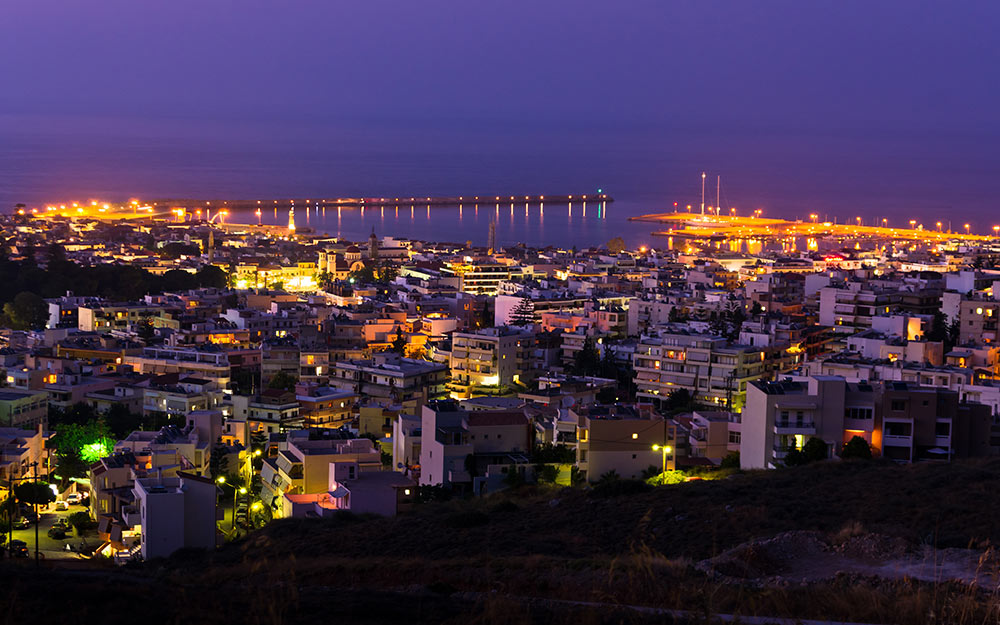 Rethymno vue du ciel