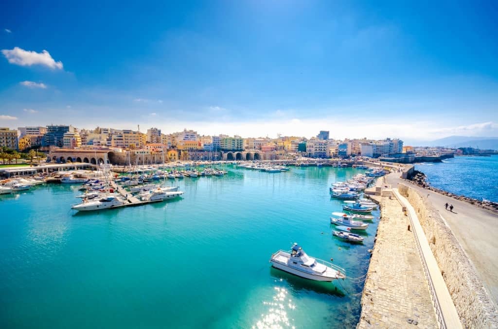 Alte venezianische Festung Koules in der Nähe des Flughafens Heraklion