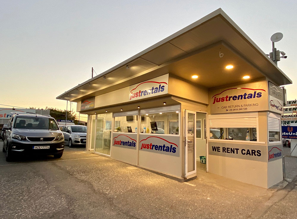 Rental Center Crete kantoor op Heraklion luchthaven