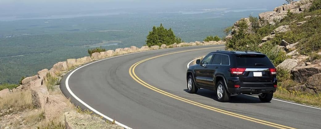 Driving an SUV in Crete's mountains
