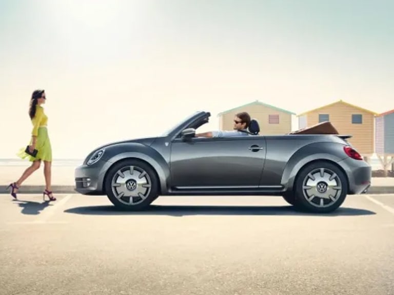 Volkswagen Beetle Cabriolet in Crete